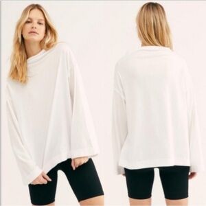 We The Free Supernova Long Sleeve Boxy Oversized Tee by Free People